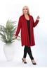Picture of CURVY GIRL WATERFALL OPEN CARDIGAN